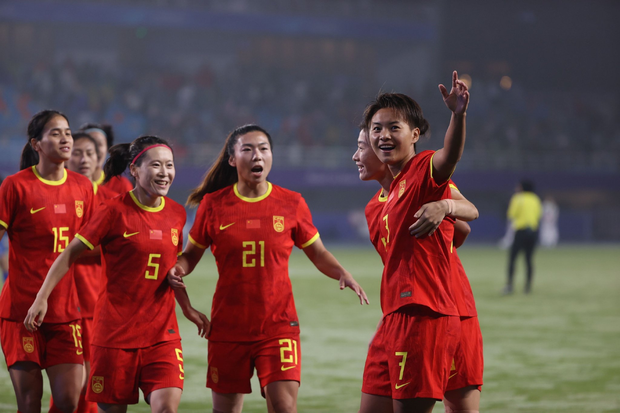 女足国家队士气高涨，成功战胜对手